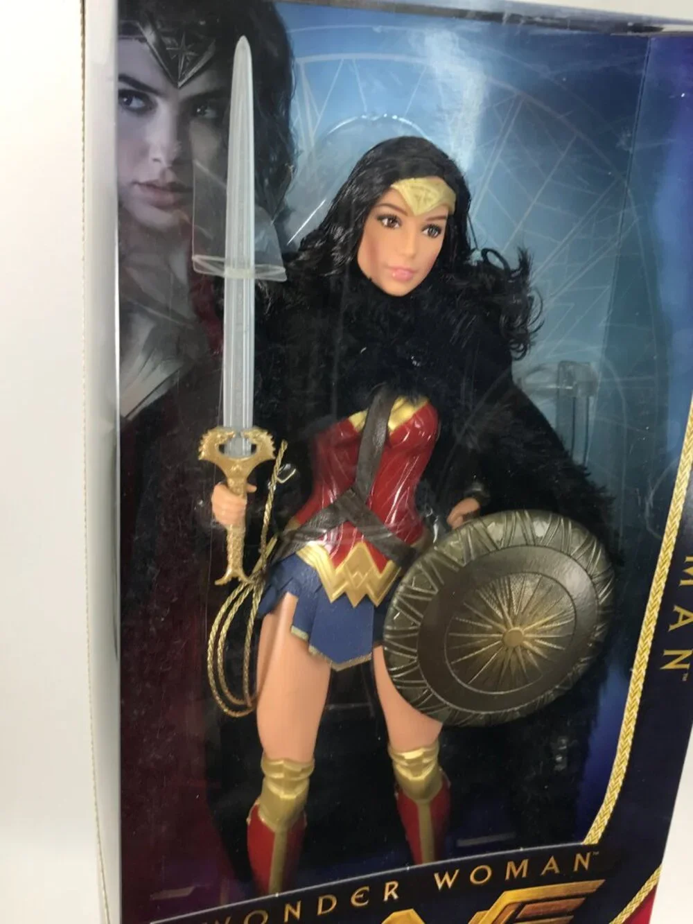 Wonder Woman Barbie Collector Black Label Doll 2016 11in Mattel Unopened